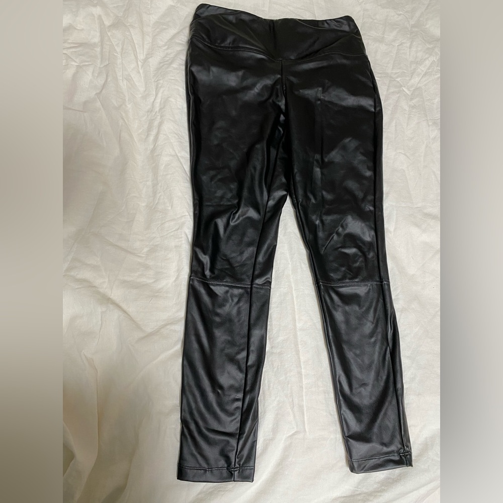 Leather leggings